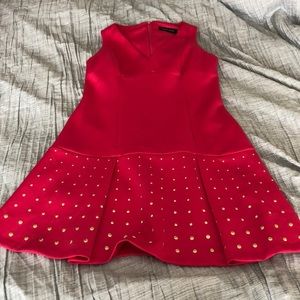 NWT Hot Pink Studded Dress